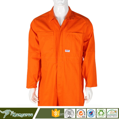 Custom Cotton Fabric Safety Work Overall Suit